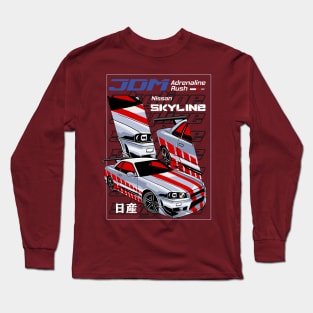 JDM Skyline Long Sleeve T-Shirt